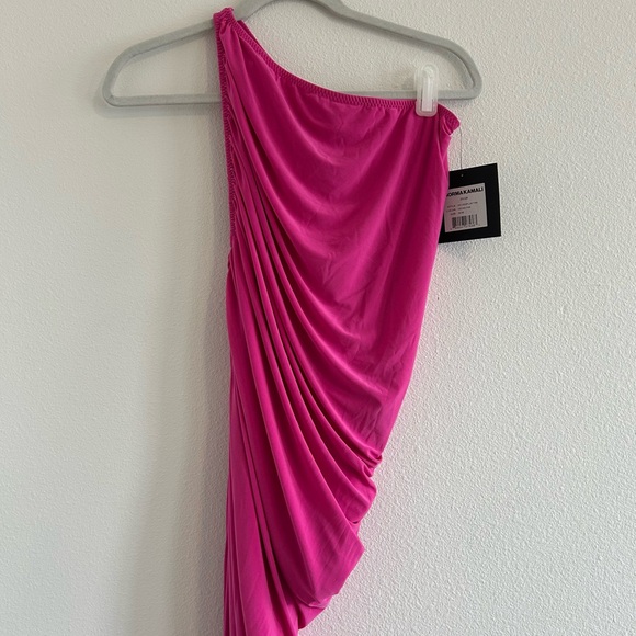 NEW Norma Kamali Diana Gown Orchid Pink - Picture 2 of 8